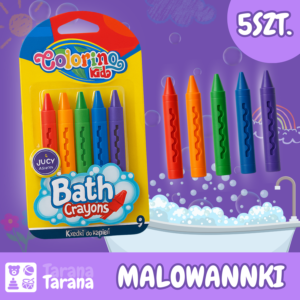 Malowannki 🛁 - zestaw kredek do kąpieli 💦
