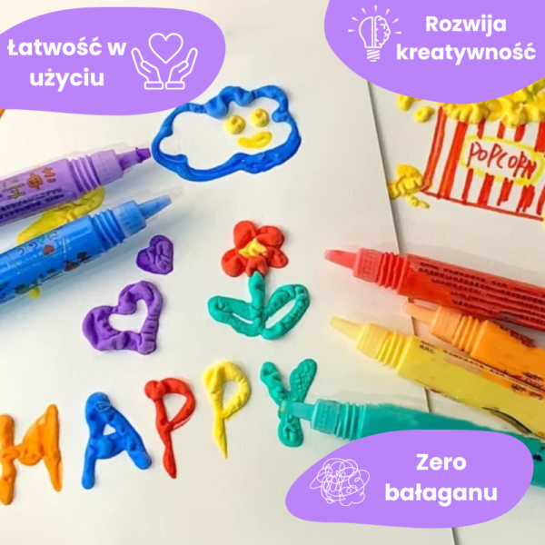 Magiczne farbki 3D 🎨EFEKT POPCORNU 🍿