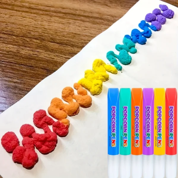 Magiczne farbki 3D 🎨EFEKT POPCORNU 🍿